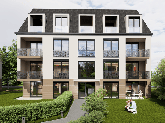 Terrassenwohnung zum Kauf - Erstbezug provisionsfrei 482.000 € 3 Zimmer 82,8 m² EG frei ab sofort Schulstraße 1 Ay Senden 89250