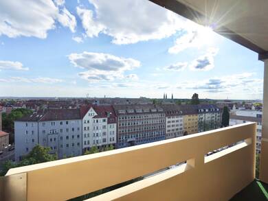 Penthouse zur Miete 1.050 € 2 Zimmer 56 m² 8. Geschoss Welserstraße 50 Weigelshof Nürnberg 90489