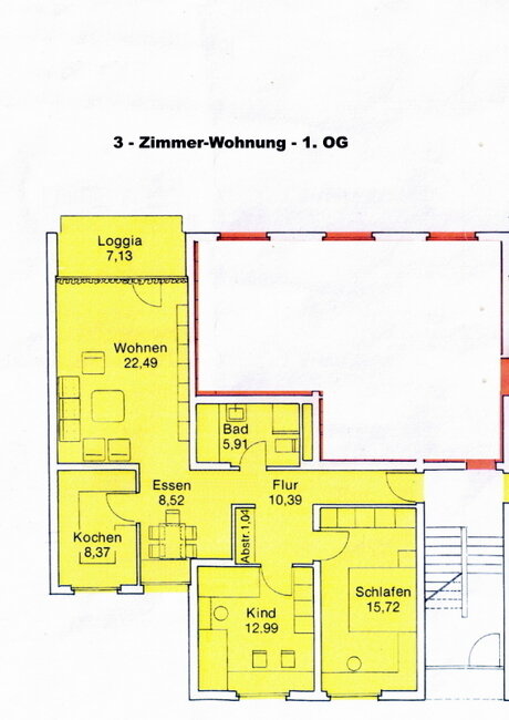 Wohnung zum Kauf 267.000 € 3 Zimmer 85 m²<br/>Wohnfläche Mascherode Braunschweig / Mascherode 38126