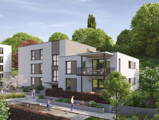 Terrassenwohnung zum Kauf - Neubau provisionsfrei 402.500 € 2 Zimmer 60,3 m² EG Auggener Weg 6a Müllheim 79379