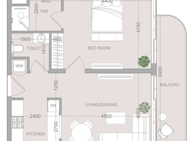 Wohnung zum Kauf provisionsfrei 273.368 € 2 Zimmer 71,2 m² Dubai 00000