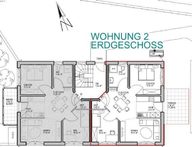 Wohnung zum Kauf 267.000 € 3 Zimmer 61,8 m²<br/>Wohnfläche 2.<br/>Geschoss Hauenstraße Fornsbach Murrhardt / Fornsbach 71540