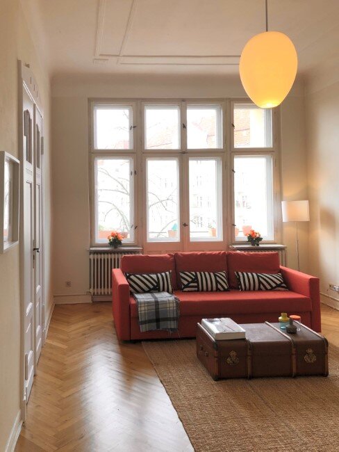 Wohnung zur Miete Wohnen auf Zeit 2.200 € 3 Zimmer 90 m²<br/>Wohnfläche 01.04.2025<br/>Verfügbarkeit Tempelhof Berlin 12101