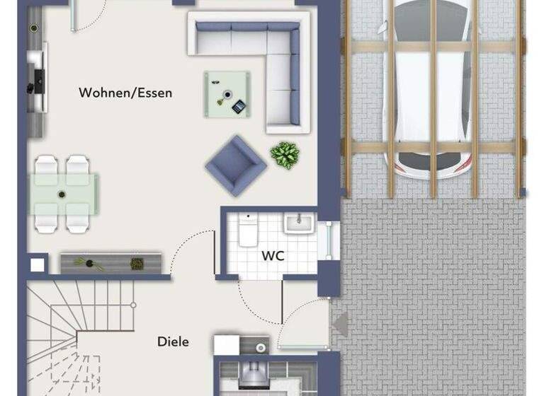 Doppelhaushälfte zum Kauf 279.000 € 4 Zimmer 111,8 m² 280 m² Grundstück Recke 49509