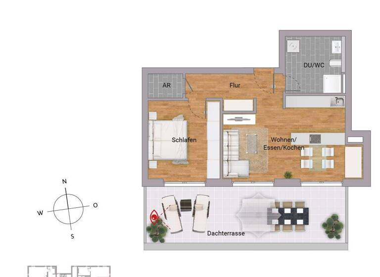 Wohnung zum Kauf - Erstbezug provisionsfrei 319.900 € 2 Zimmer 63,9 m² 3. Geschoss Adolf-Reichwein-Straße 17 Niederrodenbach Rodenbach 63517