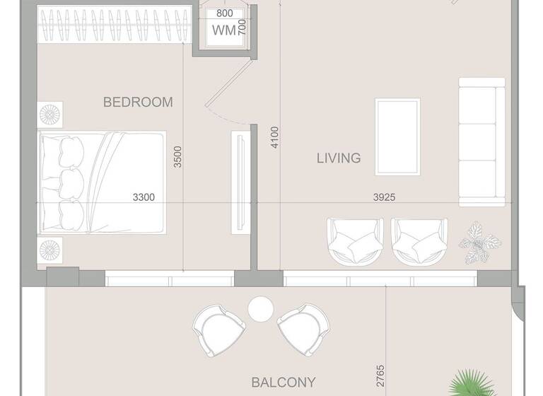 Wohnung zum Kauf provisionsfrei 285.455 € 2 Zimmer 66,1 m² Dubai 00000