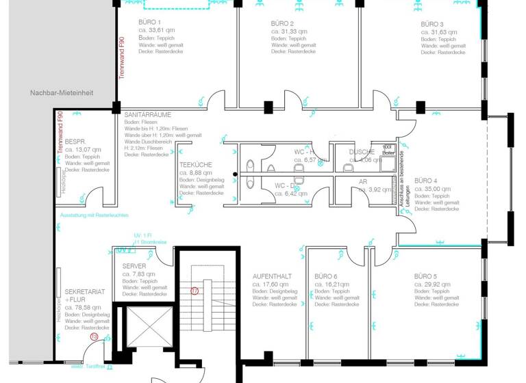 Bürofläche zur Miete 9,18 € 325,7 m²<br/>Bürofläche Penzberg Penzberg 82377