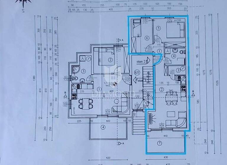 Wohnung zum Kauf 250.000 € 2 Zimmer 58 m² 1. Geschoss Podmurvice, Rijeka Mlaka