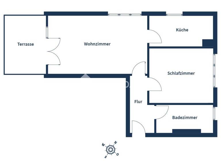 Wohnung zum Kauf 137.000 € 2 Zimmer 53,1 m²<br/>Wohnfläche EG<br/>Geschoss Kleinzschachwitz Dresden 01259