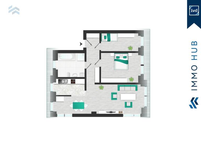 Wohnung zum Kauf 199.000 € 3 Zimmer 83 m² 5. Geschoss Gohlis-Süd Leipzig 04155