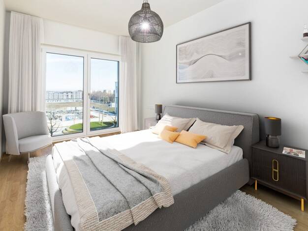 Wohnung zur Miete - Erstbezug 1.680 € 2 Zimmer 73,1 m² 4. Geschoss frei ab sofort Rosa-Kempf-Straße 17 Aubing-Lochhausen-Langwied München 81249