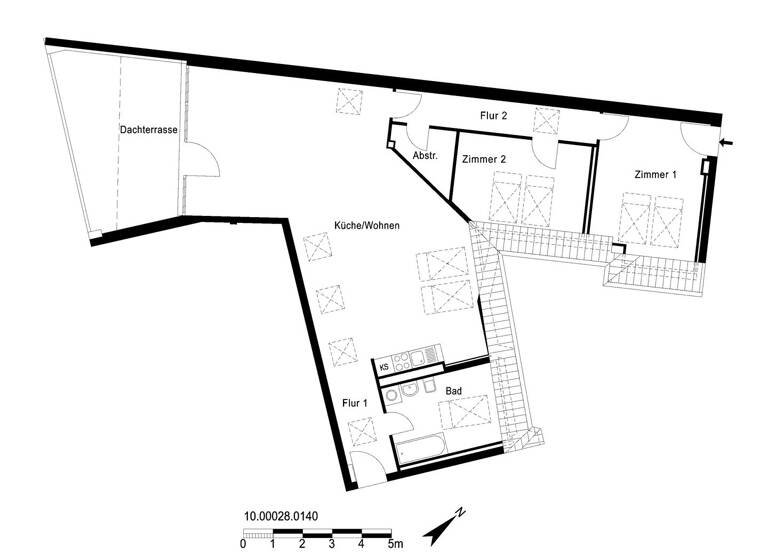 Wohnung zur Miete 1.954 € 2,5 Zimmer 102,8 m² 6. Geschoss frei ab 16.04.2026 Gerichtstraße 13 Gesundbrunnen Berlin 13347