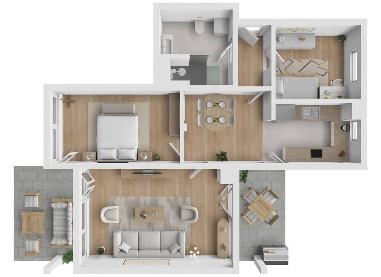 Wohnung zum Kauf 679.000 € 3 Zimmer 78,3 m²<br/>Wohnfläche 01.08.2025<br/>Verfügbarkeit Johanneskirchen München 81927