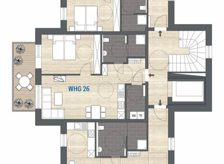 Wohnung zum Kauf - Erstbezug 272.000 € 2 Zimmer 76,5 m² 2. Geschoss Werlte 49757