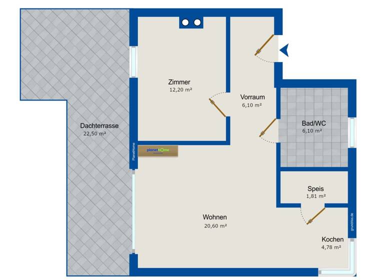 Wohnung zum Kauf 250.000 € 2 Zimmer 51,6 m² 2. Geschoss Teesdorf 2524