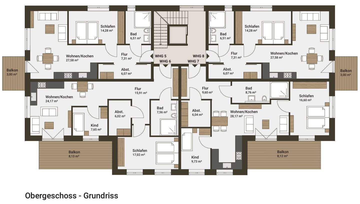 Immobilie in Steinbergkirche - Neubau: 2-Zimmerwohnung im Dachgeschoss in Steinbergkirche - Bild 2