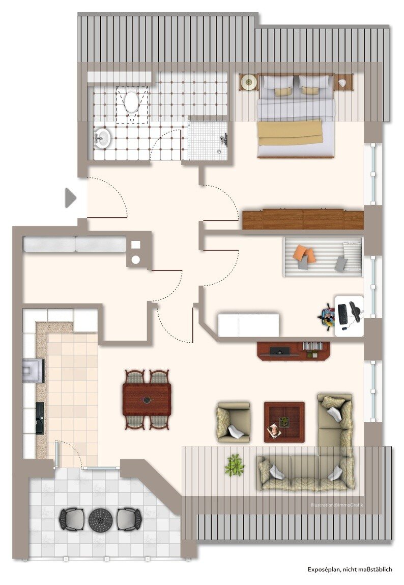 Wohnung zum Kauf 299.000 € 3 Zimmer 70,2 m²<br/>Wohnfläche 1.<br/>Geschoss Delingsdorf 22941