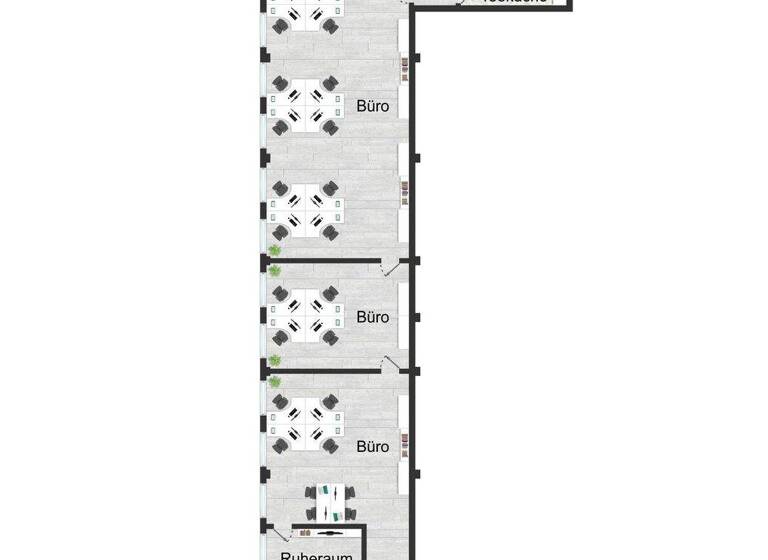 Bürofläche zur Miete provisionsfrei 3.000 € 560 m² Bürofläche teilbar ab 200 m² Großgartach Leingarten 74211