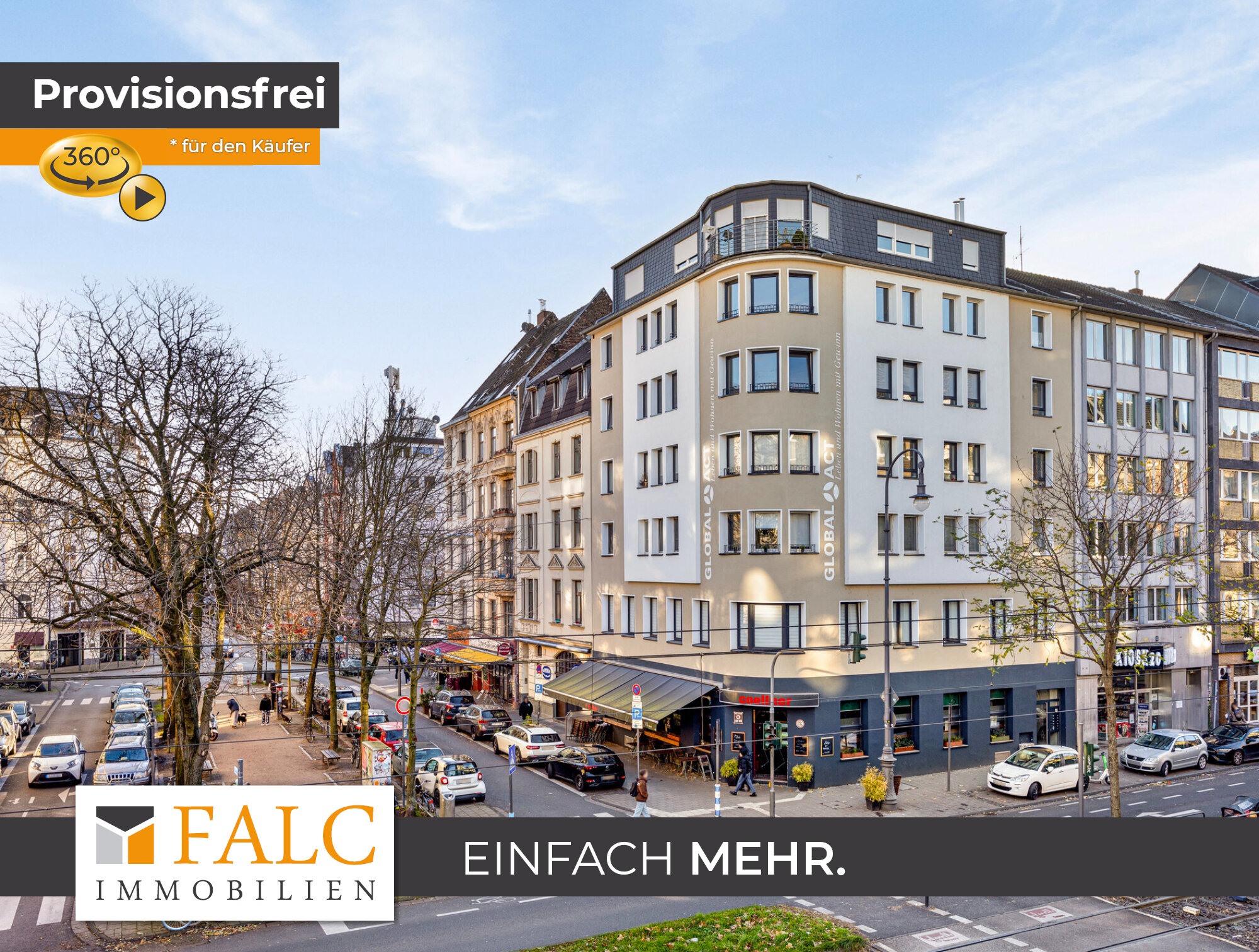 Wohnung zum Kauf provisionsfrei 679.000 € 3 Zimmer 90 m²<br/>Wohnfläche Ubierring 22 Neustadt - Süd Köln 50678