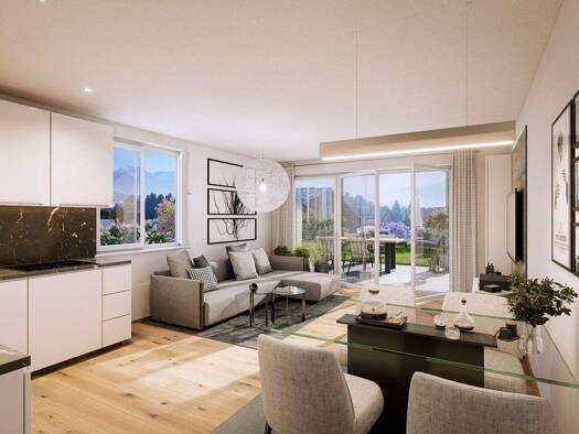 Wohnung zum Kauf - Erstbezug provisionsfrei 491.500 € 3 Zimmer 72,3 m² EG frei ab 31.12.2027 Bischofswiesen 83483