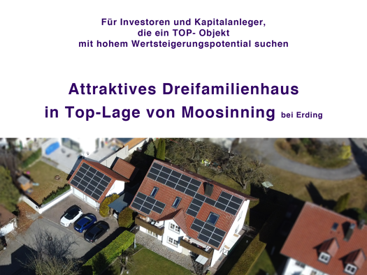 Mehrfamilienhaus zum Kauf 1.429.000 € 251 m² 740 m² Grundstück Moosinning 85452