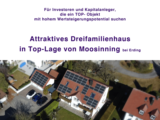 Mehrfamilienhaus zum Kauf 1.350.000 € 251 m² 740 m² Grundstück Moosinning Moosinning 85452