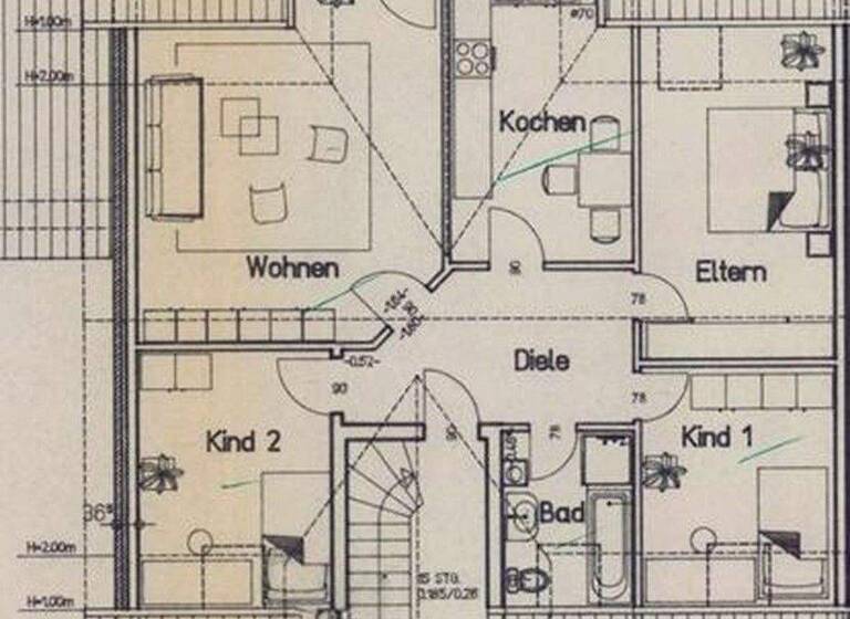 Wohnung zum Kauf provisionsfrei 249.000 € 4 Zimmer 90 m² 2. Geschoss Hagen Delbrück 33129
