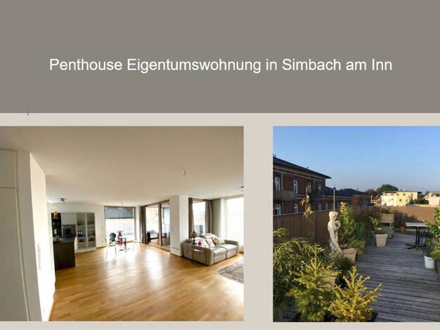 Penthouse zum Kauf provisionsfrei 490.000 € 3 Zimmer 114 m² 4. Geschoss In der Schacht 3 Simbach Simbach a.Inn 84359