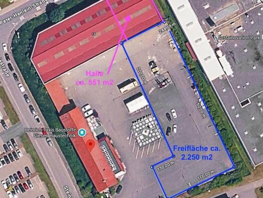 Lagerhalle zur Miete 6.957 € 551 m² Lagerfläche Schwenningen Villingen-Schwenningen 78056