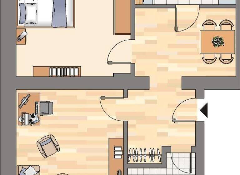 Wohnung zur Miete 478 € 2 Zimmer 64 m² 1. Geschoss Brache 6 Bövinghausen Dortmund 44388