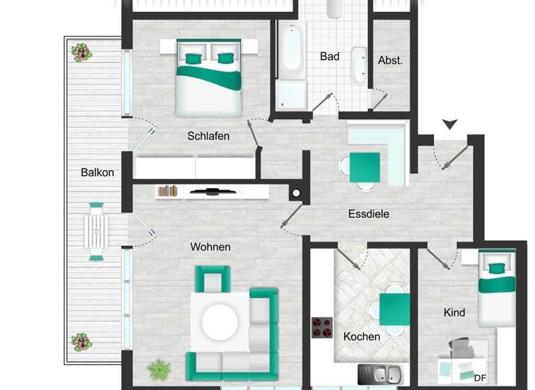 Wohnung zum Kauf provisionsfrei 319.000 € 3 Zimmer 89 m² 2. Geschoss Am Heckacker 60 Kalchreuth 90562