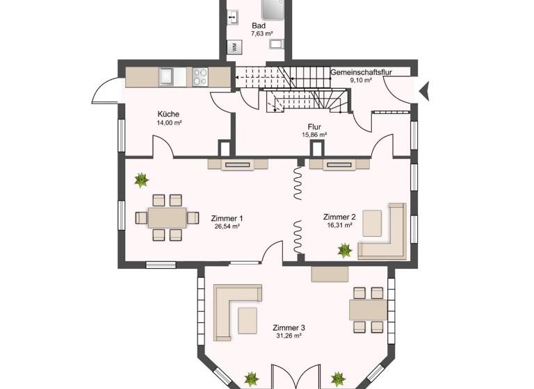 Maisonette zur Miete 1.530 € 6 Zimmer 150 m² Geschoss EG/2 frei ab sofort Hoisdorf 22952