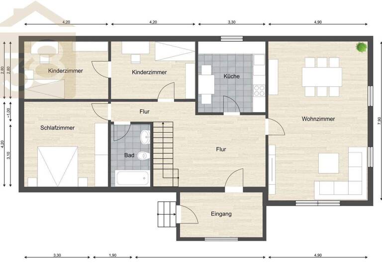 Mehrfamilienhaus zum Kauf 198.000 € 7 Zimmer 184 m² 1.000 m² Grundstück Knesebeck Wittingen 29379