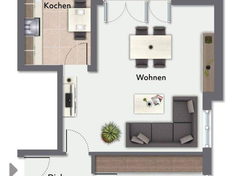 Wohnung zum Kauf 160.000 € 2 Zimmer 61 m² Rheda Rheda-Wiedenbrück 33378