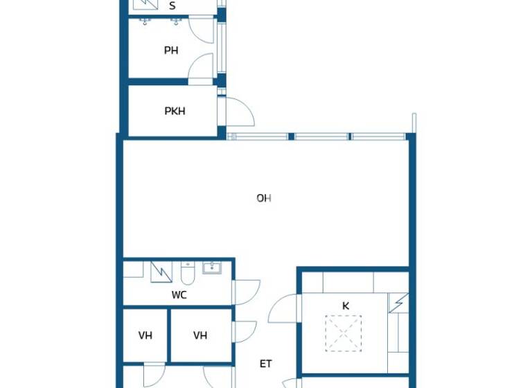 Reihenmittelhaus zum Kauf 69.000 € 3 Zimmer 88 m² 3.040 m² Grundstück Kotatie 3 Kouvola 45200