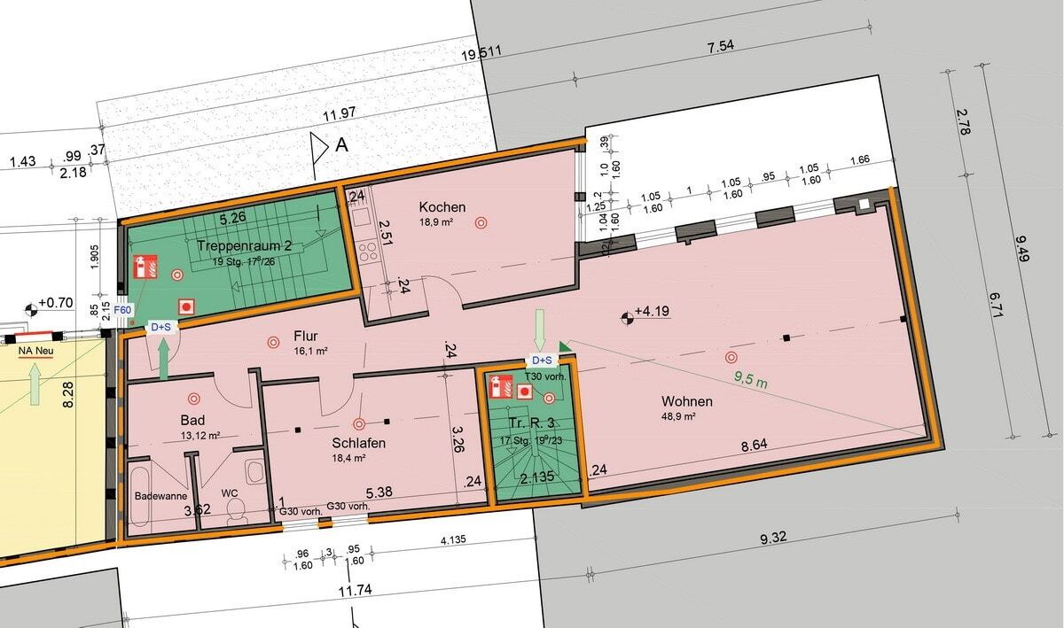 Wohnung zur Miete 950 € 2 Zimmer 115 m²<br/>Wohnfläche 1.<br/>Geschoss 01.04.2025<br/>Verfügbarkeit Am Heiligen Kreuz 25 Altstadt Celle 29221