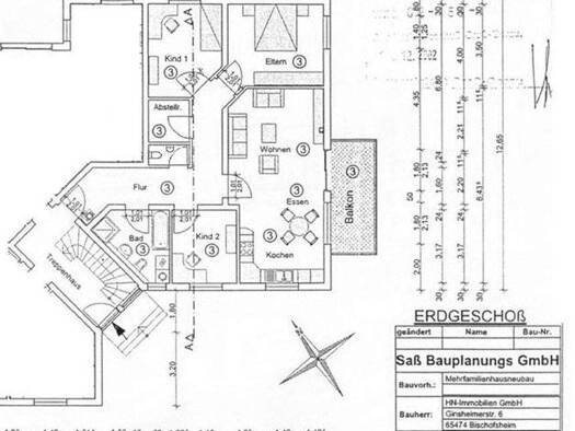 Wohnung zur Miete 1.390 € 4 Zimmer 99 m² EG frei ab 01.04.2026 Heinrich-Hünerkopf-Weg 3 Bischofsheim 65474
