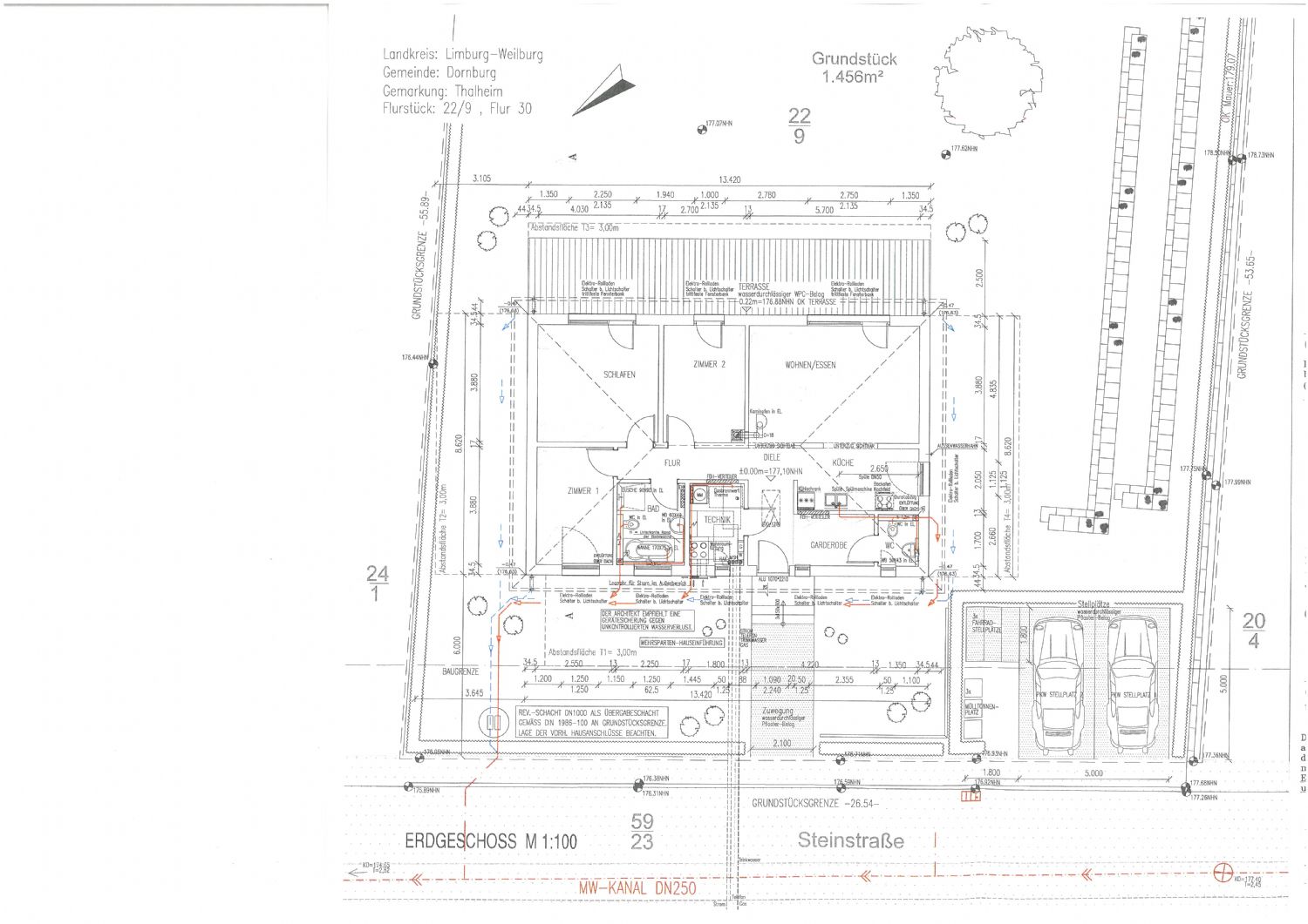 Bungalow zum Kauf 360.000 € 4 Zimmer 96 m²<br/>Wohnfläche 665 m²<br/>Grundstück Thalheim Dornburg 65599