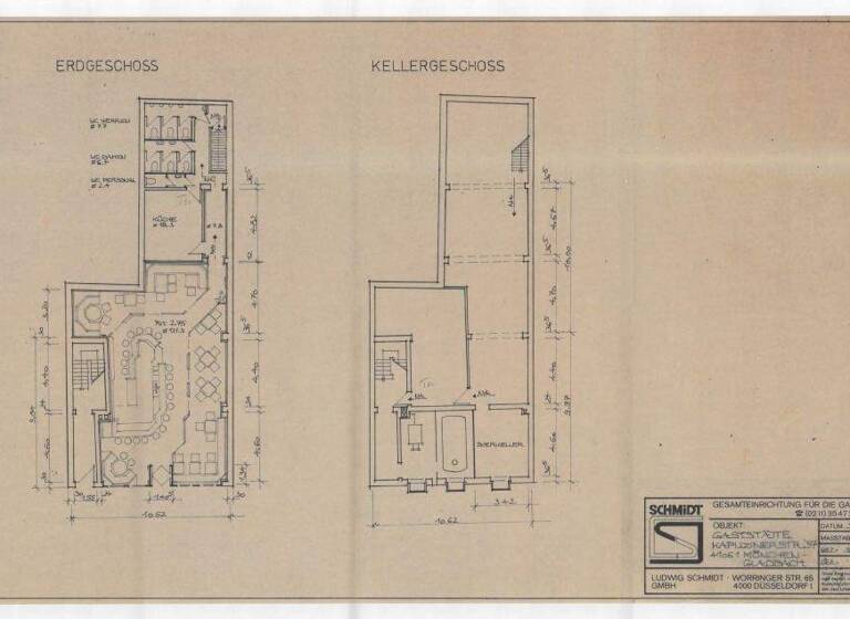 Restaurant zur Miete 2.000 € 160 m² Gastrofläche Stadtmitte Mönchengladbach 41061