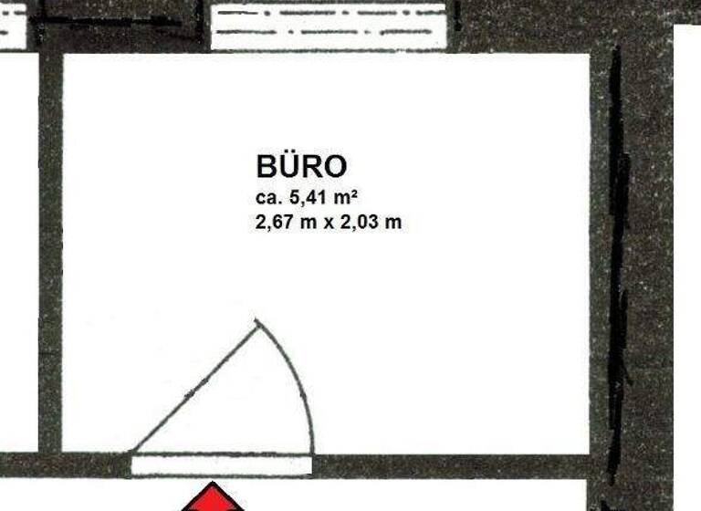 Bürofläche zur Miete 150 € 1 Zimmer 5,4 m² Bürofläche Rotherbaum Hamburg 20148