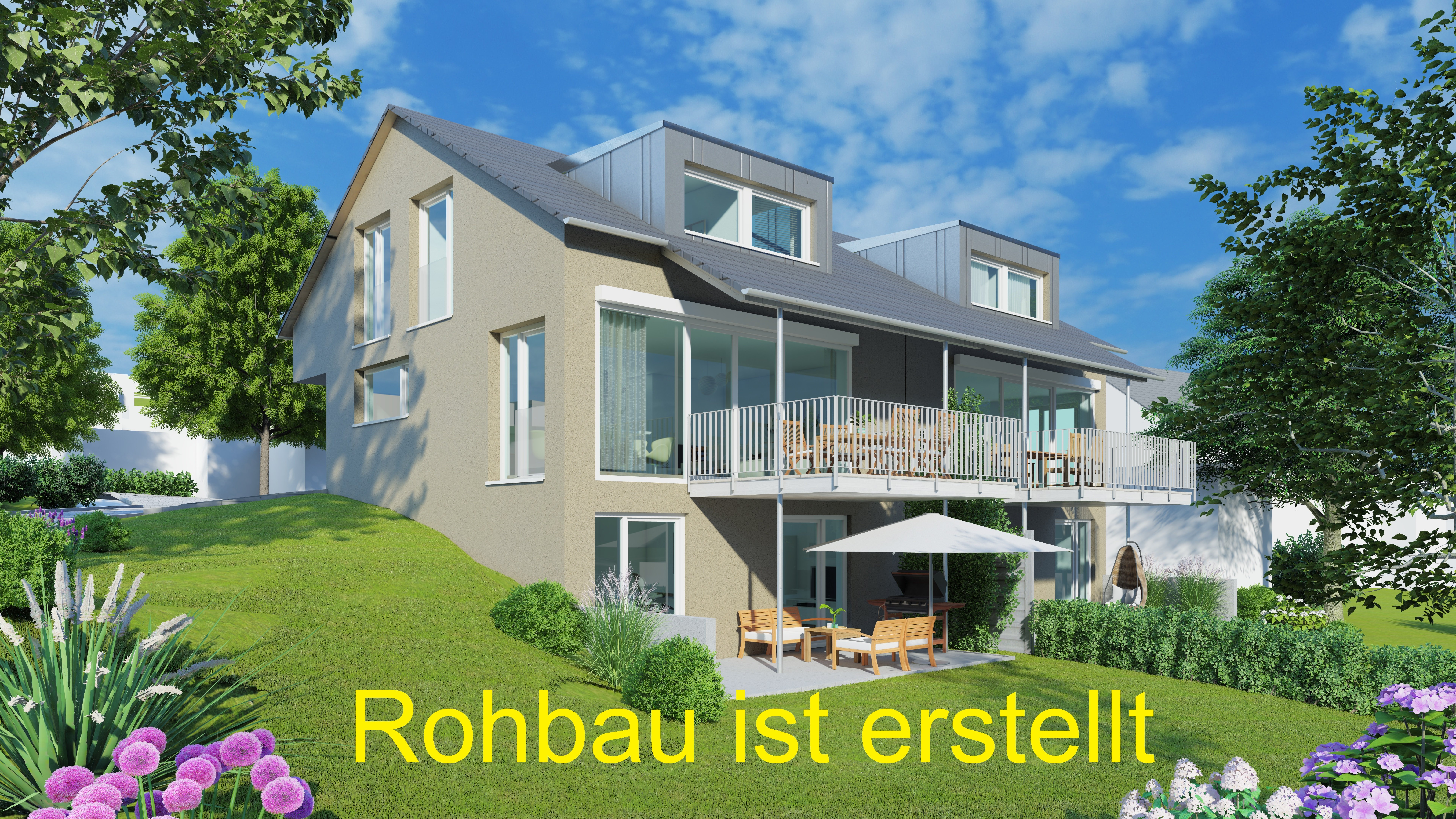 Doppelhaushälfte zum Kauf provisionsfrei 798.700 € 6 Zimmer 150 m²<br/>Wohnfläche 320 m²<br/>Grundstück ab sofort<br/>Verfügbarkeit Teckstraße 55 Grötzingen Aichtal 72631