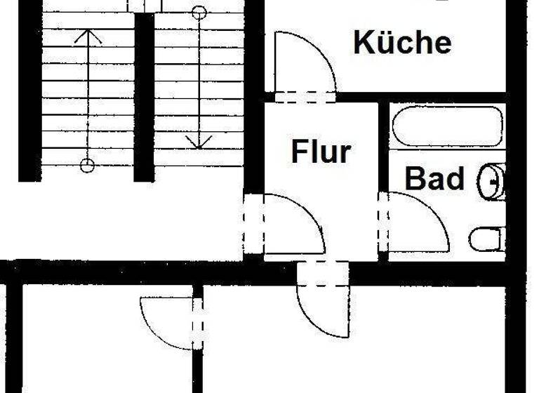 Wohnung zur Miete 310 € 2 Zimmer 51,4 m² 1. Geschoss Talstraße 11 Meißen 01662