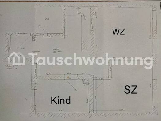 Wohnung zur Miete Tauschwohnung 510 € 3 Zimmer 64 m² 3. Geschoss Albertstadt Dresden 01099