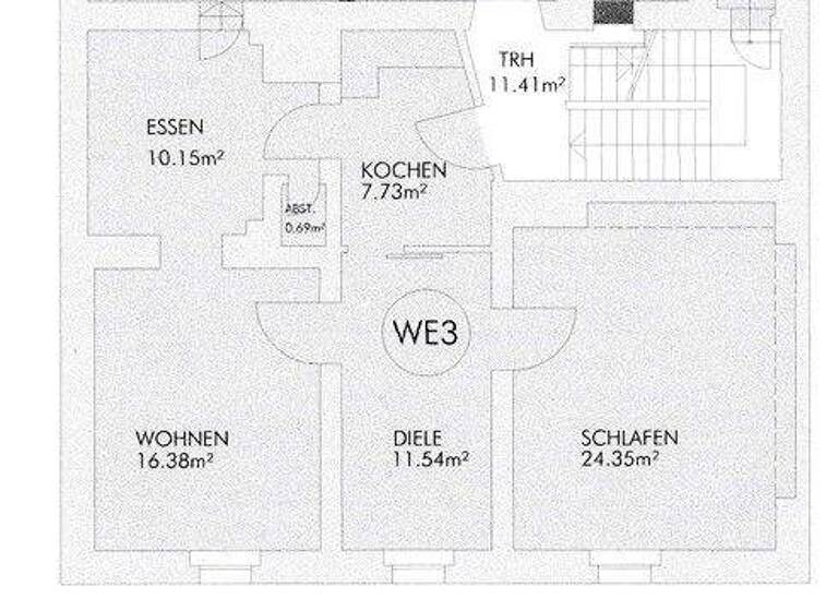 Wohnung zum Kauf 265.000 € 3 Zimmer 85,9 m² 1. Geschoss Altstadt Passau 94034