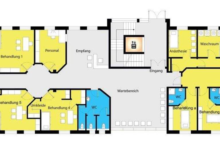 Praxis zur Miete provisionsfrei 4.420 € 14 Zimmer 443,5 m² Bürofläche teilbar ab 443,5 m² Bischofswerda 01877