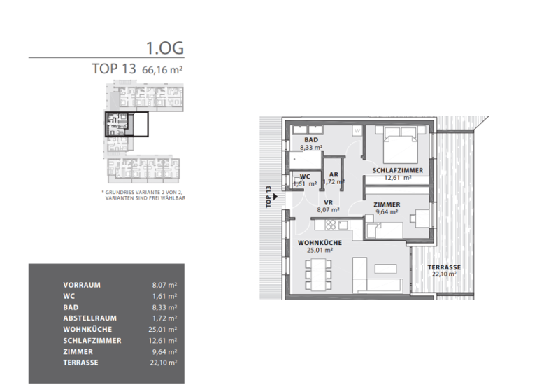 Wohnung zum Kauf - Erstbezug provisionsfrei 244.792 € 3 Zimmer 66,2 m² Fürstenfeld 8280