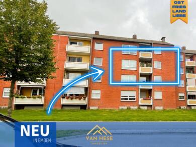 Wohnung zum Kauf 79.000 € 4 Zimmer 81 m² 2. Geschoss Barenburg Emden 26721