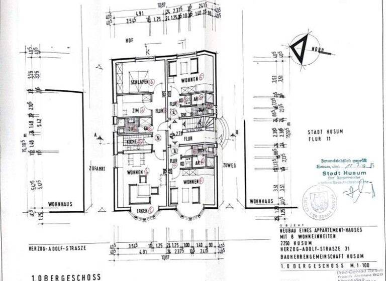 Studio zum Kauf 66.500 € 1 Zimmer 28 m² 2 Geschosse frei ab sofort Husum 25813