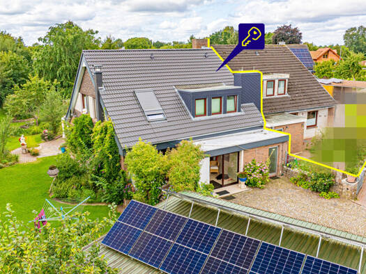 Doppelhaushälfte zum Kauf 499.000 € 4 Zimmer 193 m² 1.895 m² Grundstück Dorfstraße 21a Pülsen Köhn 24257