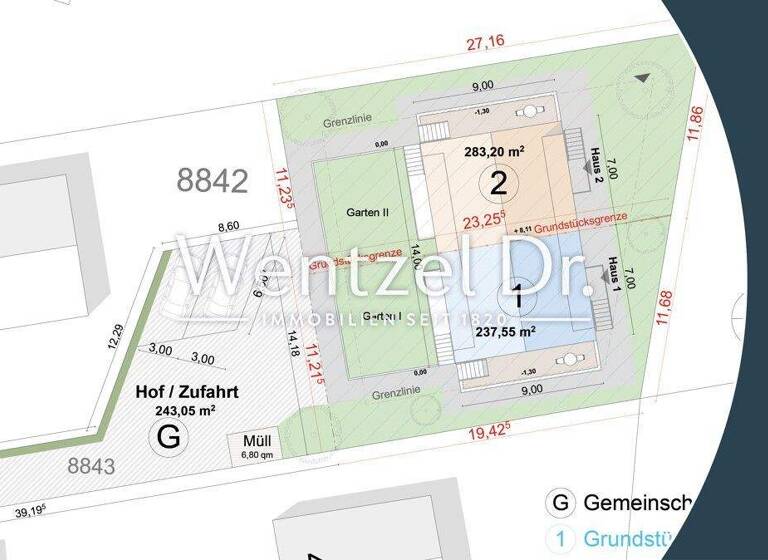 Grundstück zum Kauf 539.000 € 798 m² Grundstück Bramfeld Hamburg Bramfeld 22175